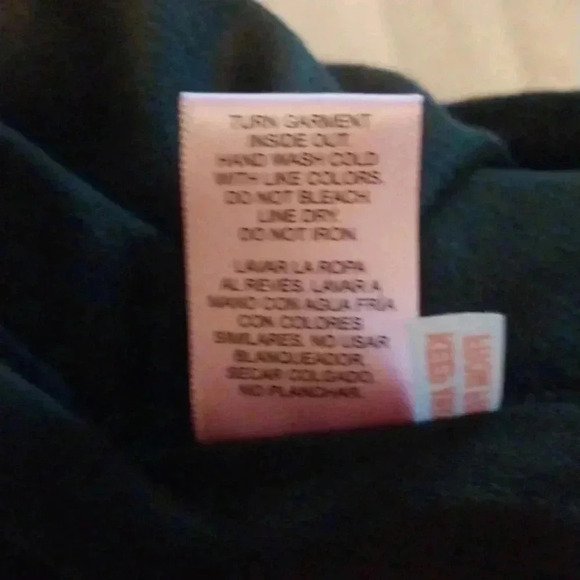 Juicy Couture Women Black Velvet Fleece Top, Rhinestone Embellished Logo, Sz XL - Picture 8 of 8